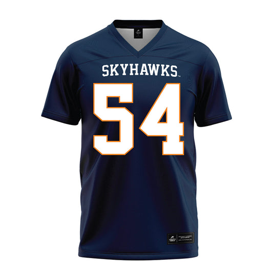UT Martin - NCAA Football : Blaine Johnson - Blue Football Jersey-0