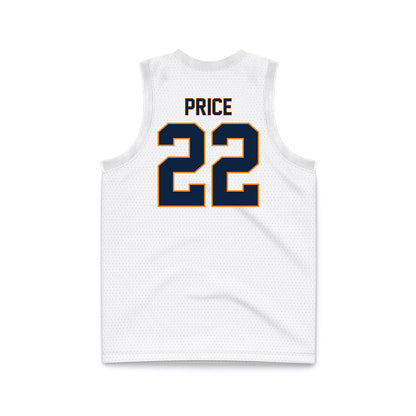 UT Martin - NCAA Men's Basketball : Ty Price - White Basketball Jersey-1