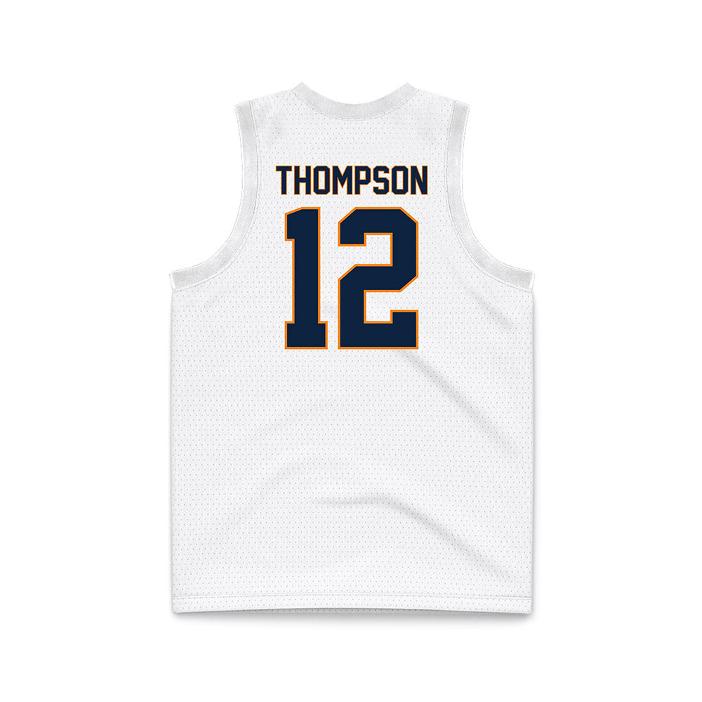 UT Martin - NCAA Women's Basketball : Zy Thompson - White Basketball Jersey-1
