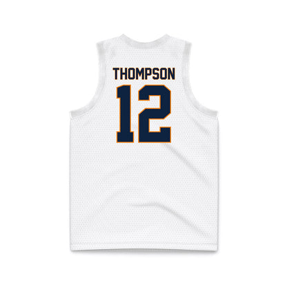 UT Martin - NCAA Women's Basketball : Zy Thompson - White Basketball Jersey-1