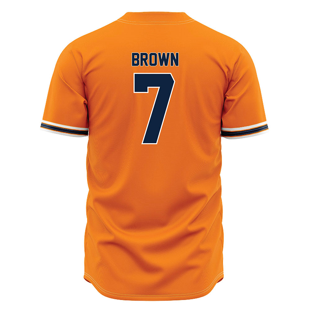  - NCAA Softball : Kyrsten Brown - Orange Jersey-1