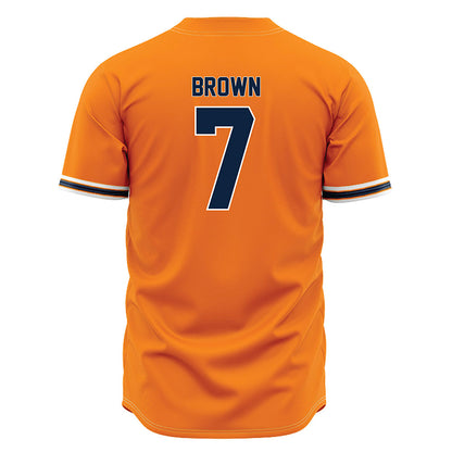  - NCAA Softball : Kyrsten Brown - Orange Jersey-1