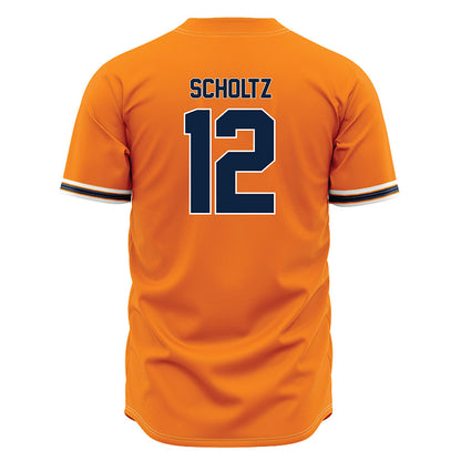 UT Martin - NCAA Softball : Samantha Scholtz - Orange Jersey-1