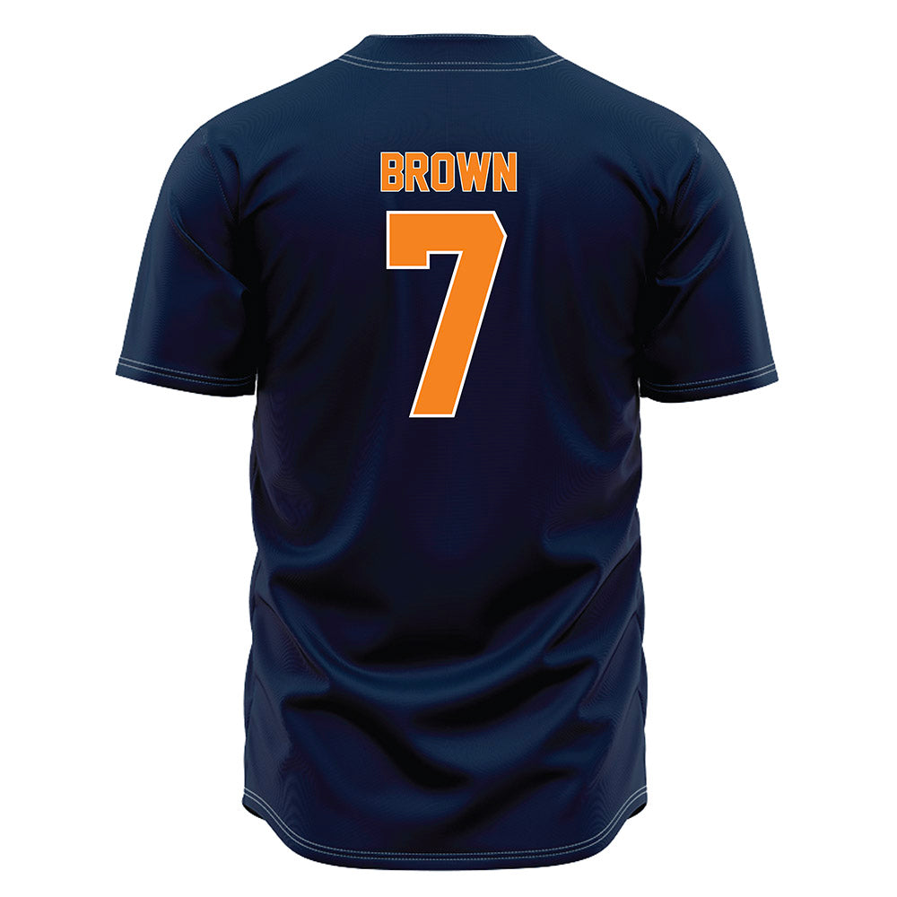  - NCAA Softball : Kyrsten Brown - Blue Jersey-1