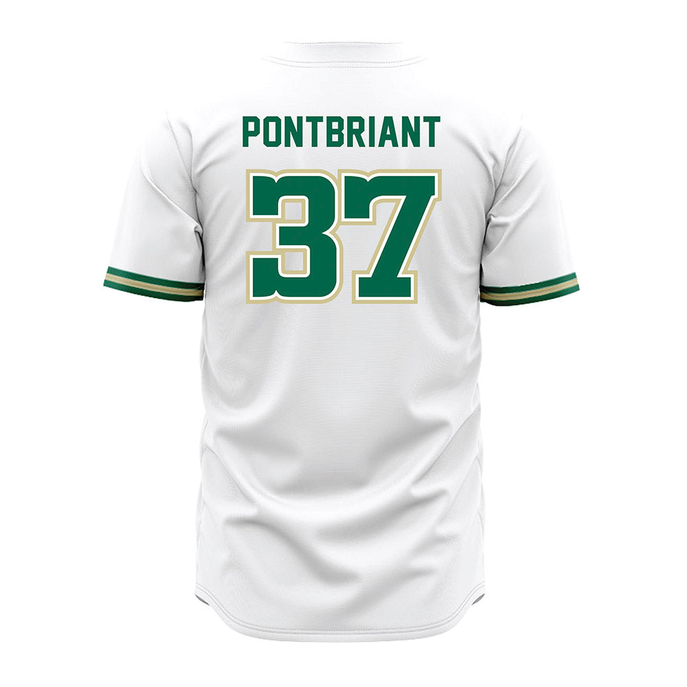 USF - NCAA Baseball : Dominic Pontbriant - White Jersey-1