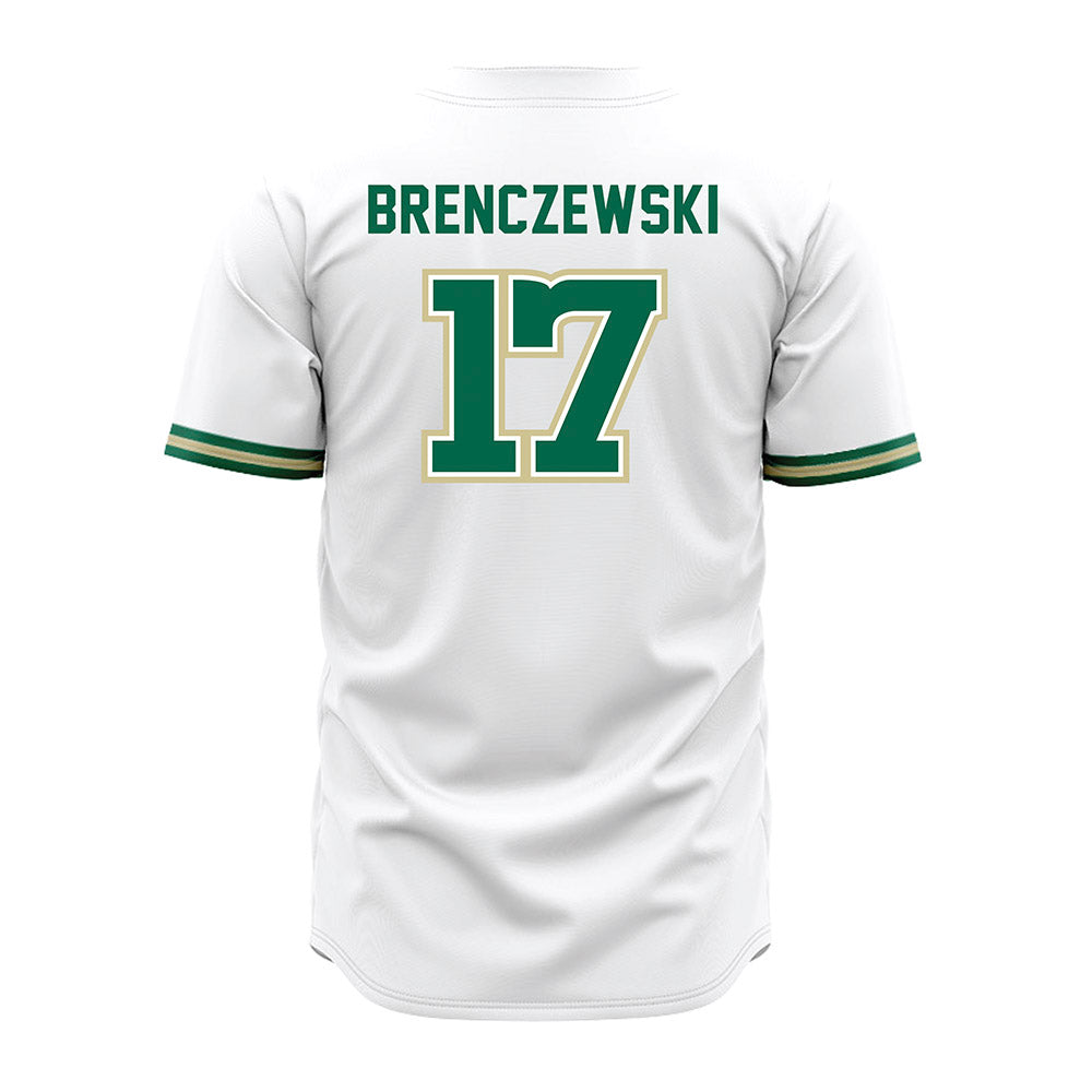 USF - NCAA Baseball : Joey Brenczewski - White Jersey-1