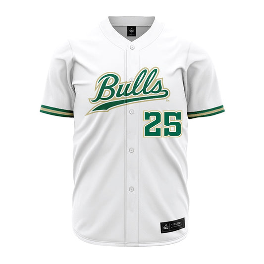 USF - NCAA Baseball : Brayden Giesler - White Jersey-0