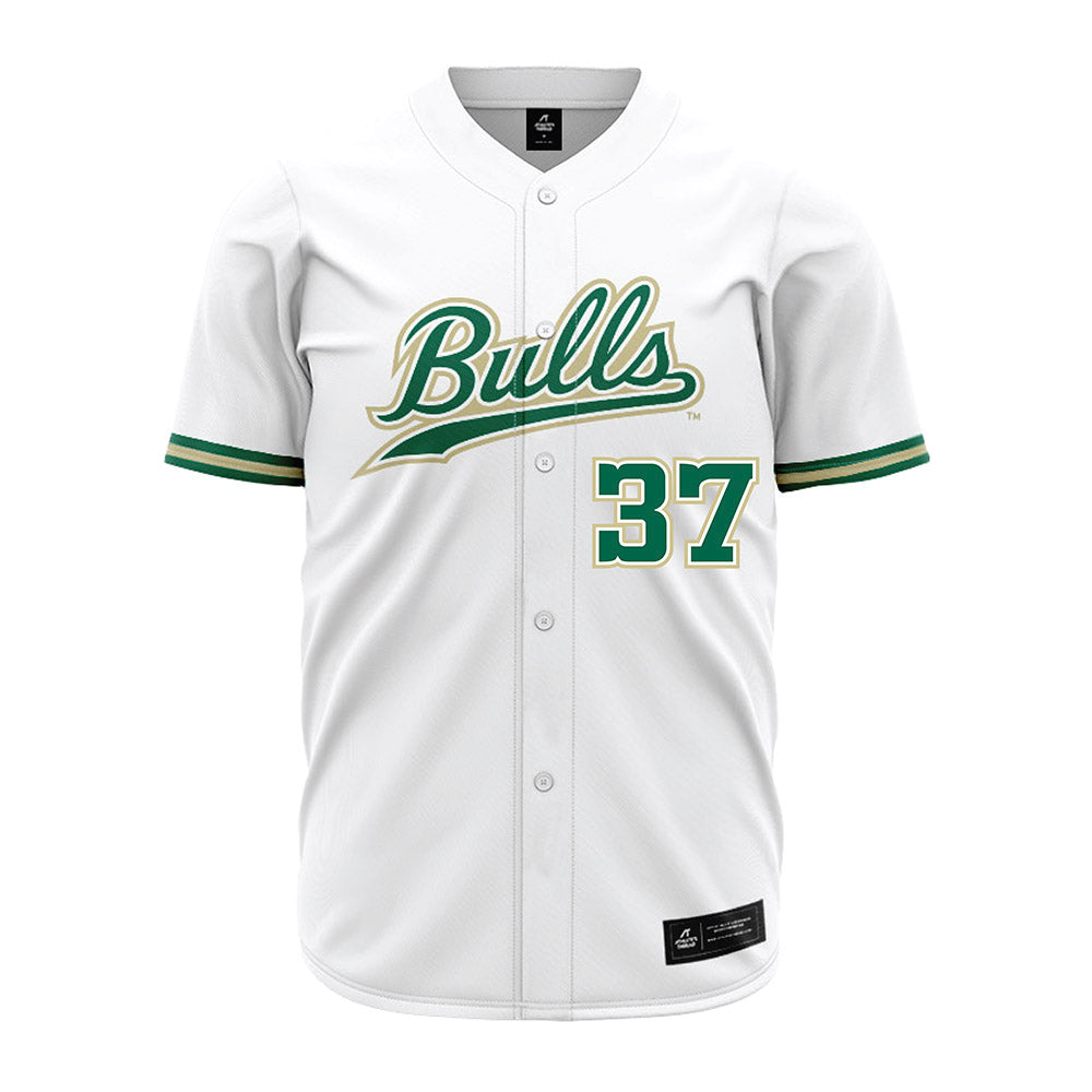 USF - NCAA Baseball : Dominic Pontbriant - White Jersey-0