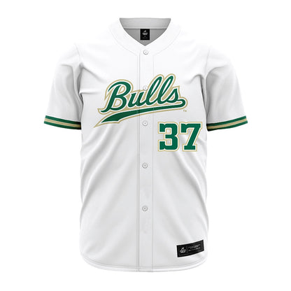 USF - NCAA Baseball : Dominic Pontbriant - White Jersey-0