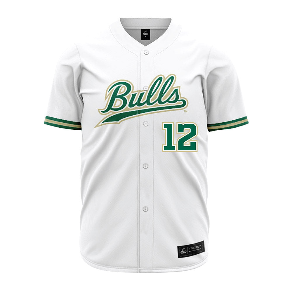 USF - NCAA Baseball : Jackson Geiger - White Jersey-0