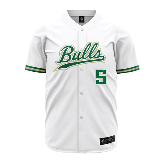 USF - NCAA Baseball : Rafael Betancourt - White Jersey-0