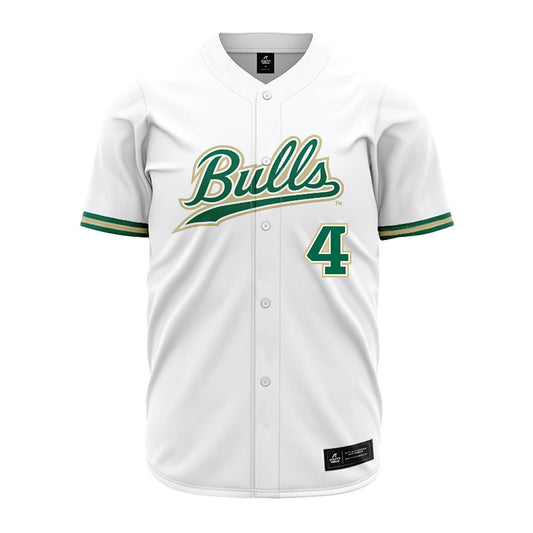 USF - NCAA Baseball : Kaden Smith - White Jersey-0