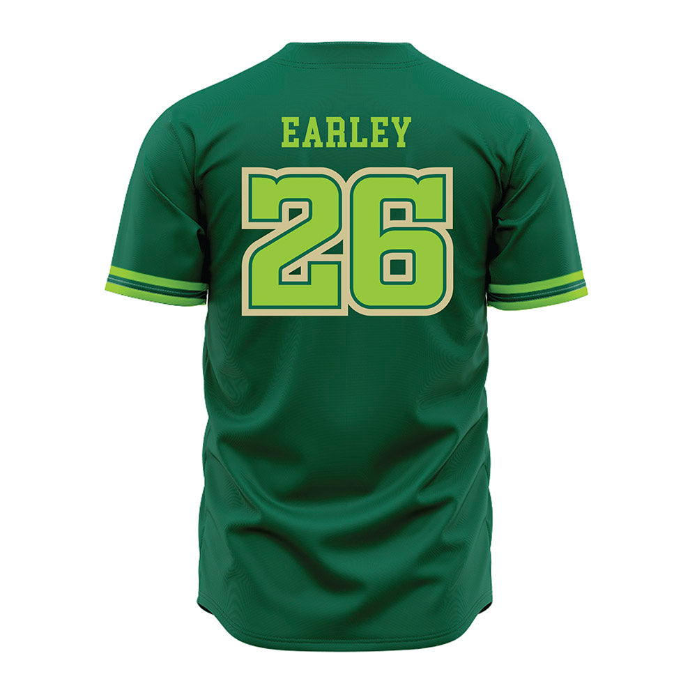 USF - NCAA Baseball : Nathan Earley - Green Jersey-1