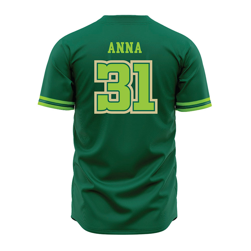 USF - NCAA Baseball : Nakni Anna - Green Jersey-1