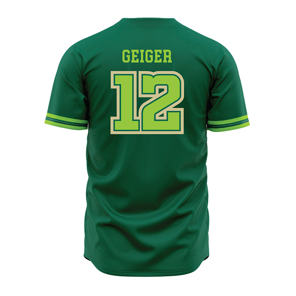 USF - NCAA Baseball : Jackson Geiger - Green Jersey-1