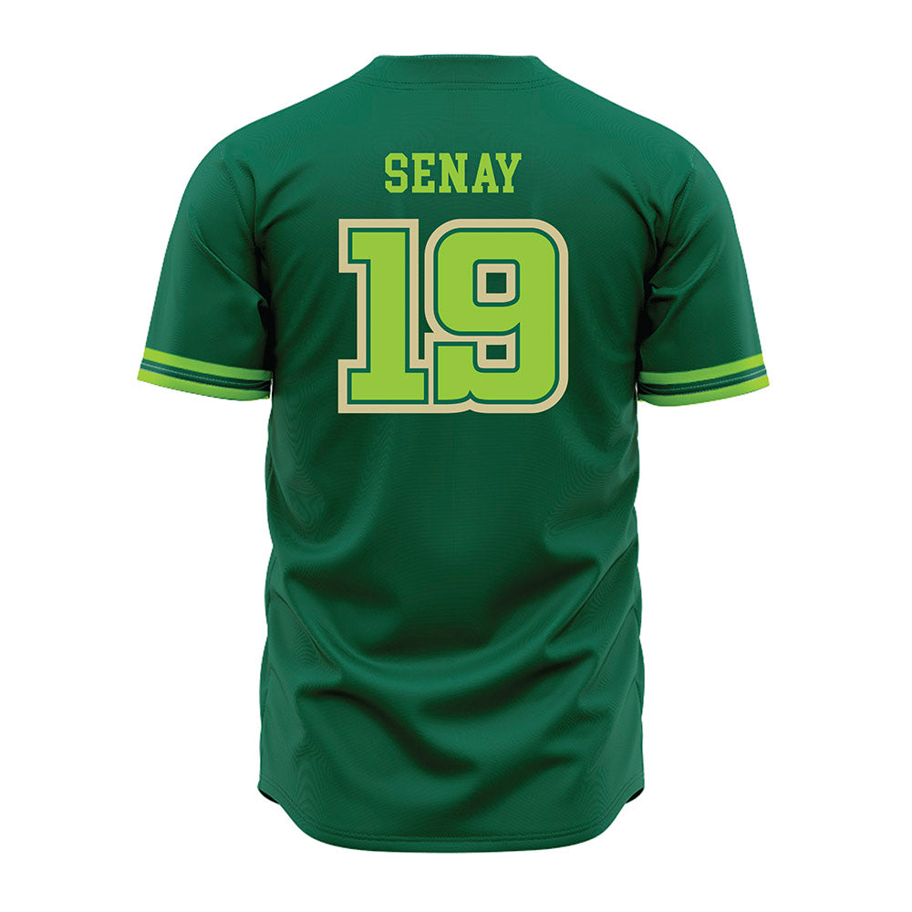 USF - NCAA Baseball : Michael Senay - Green Jersey-1