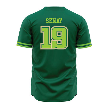 USF - NCAA Baseball : Michael Senay - Green Jersey-1