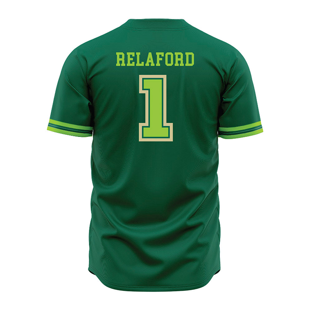 USF - NCAA Baseball : Jevin Relaford - Green Jersey-1