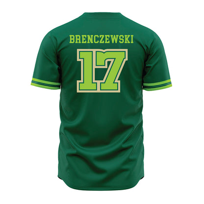 USF - NCAA Baseball : Joey Brenczewski - Green Jersey-1