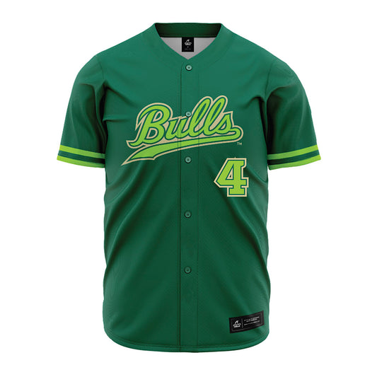 USF - NCAA Baseball : Kaden Smith - Green Jersey-0