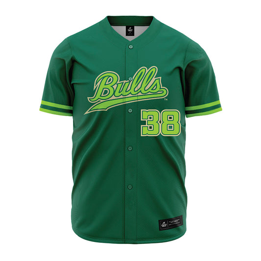 USF - NCAA Baseball : Will Flege - Green Jersey-0