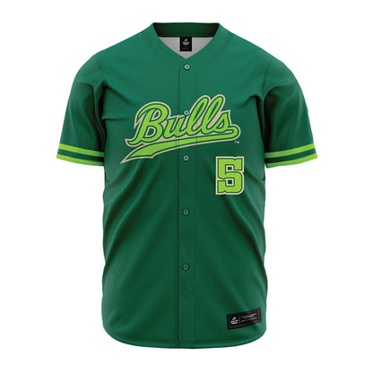 USF - NCAA Baseball : Rafael Betancourt - Green Jersey-0