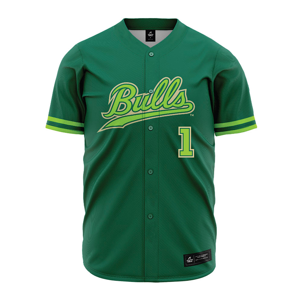 USF - NCAA Baseball : Jevin Relaford - Green Jersey-0