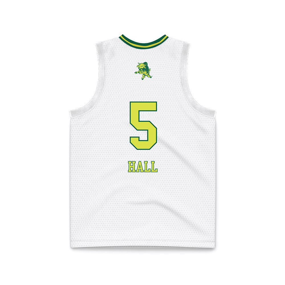 USF - NCAA Women's Basketball : Brooklyn Hall - White Basketball Jersey-1