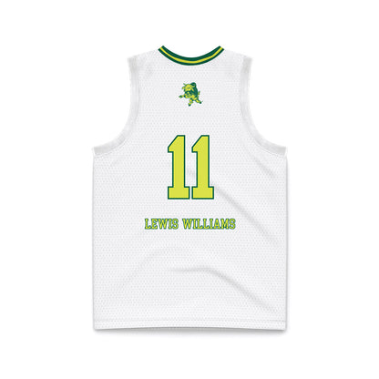USF - NCAA Women's Basketball : Kirsten Lewis-Williams - White Basketball Jersey-1