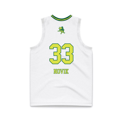 USF - NCAA Women's Basketball : Katsiaryna Novik - White Basketball Jersey-1