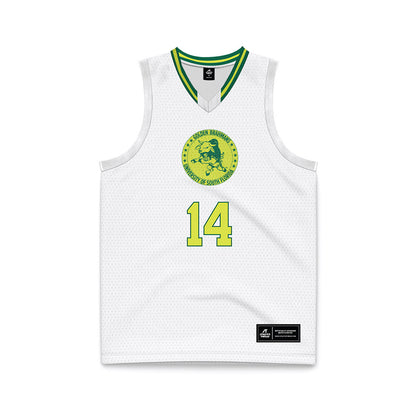 USF - NCAA Women's Basketball : Ines Piper - White Basketball Jersey-0