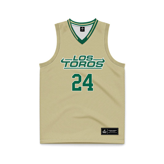 USF - NCAA Women's Basketball : Raina Tomasicka - Cream Basketball Jersey-0