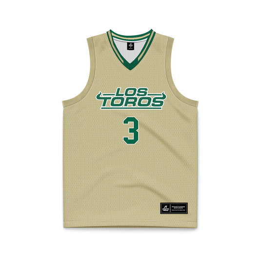 USF - NCAA Women's Basketball : Serenity Hardy - Cream Basketball Jersey-0