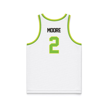 USF - NCAA Men's Basketball : Darren Moore - White Basketball Jersey-1