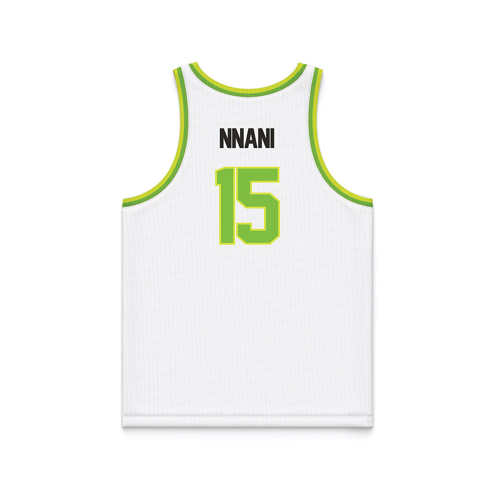 USF - NCAA Men's Basketball : Onyx Nnani - White Basketball Jersey-1