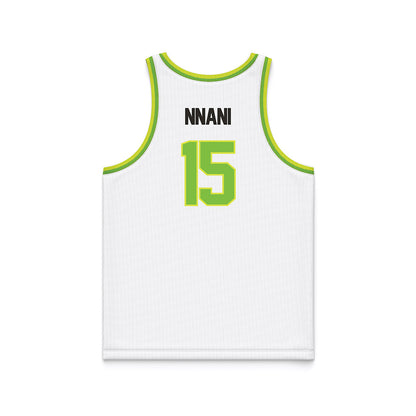USF - NCAA Men's Basketball : Onyx Nnani - White Basketball Jersey-1