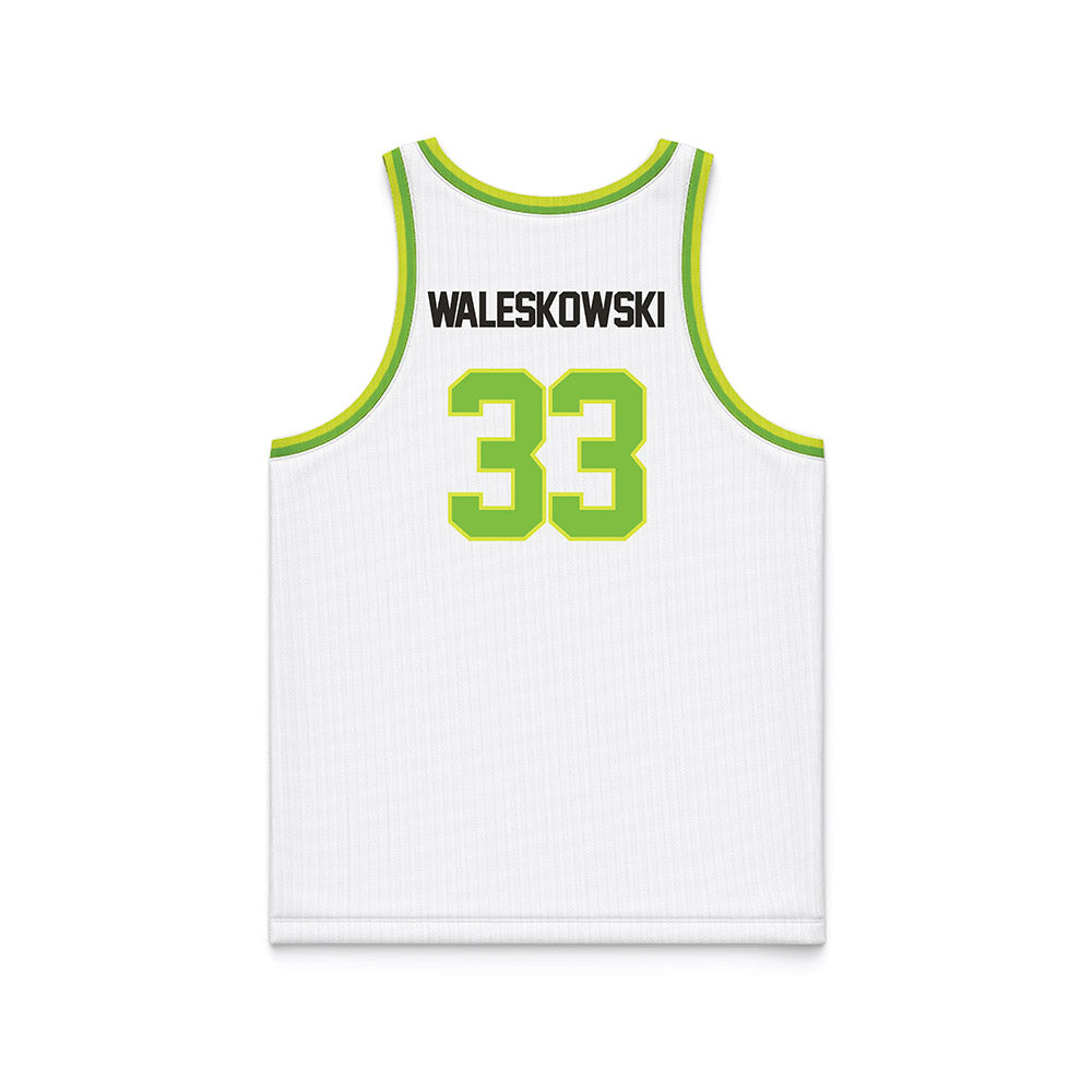 USF - NCAA Men's Basketball : Donovan Waleskowski - White Basketball Jersey-1