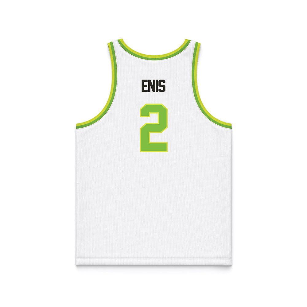 USF - NCAA Men's Basketball : Wes Enis - White Basketball Jersey-1