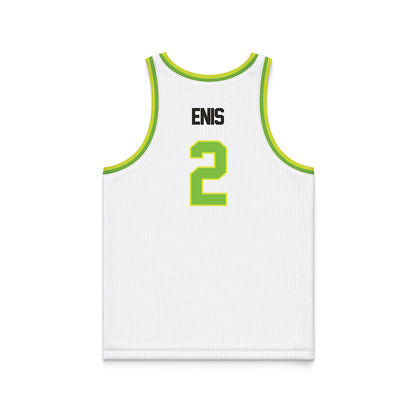 USF - NCAA Men's Basketball : Wes Enis - White Basketball Jersey-1