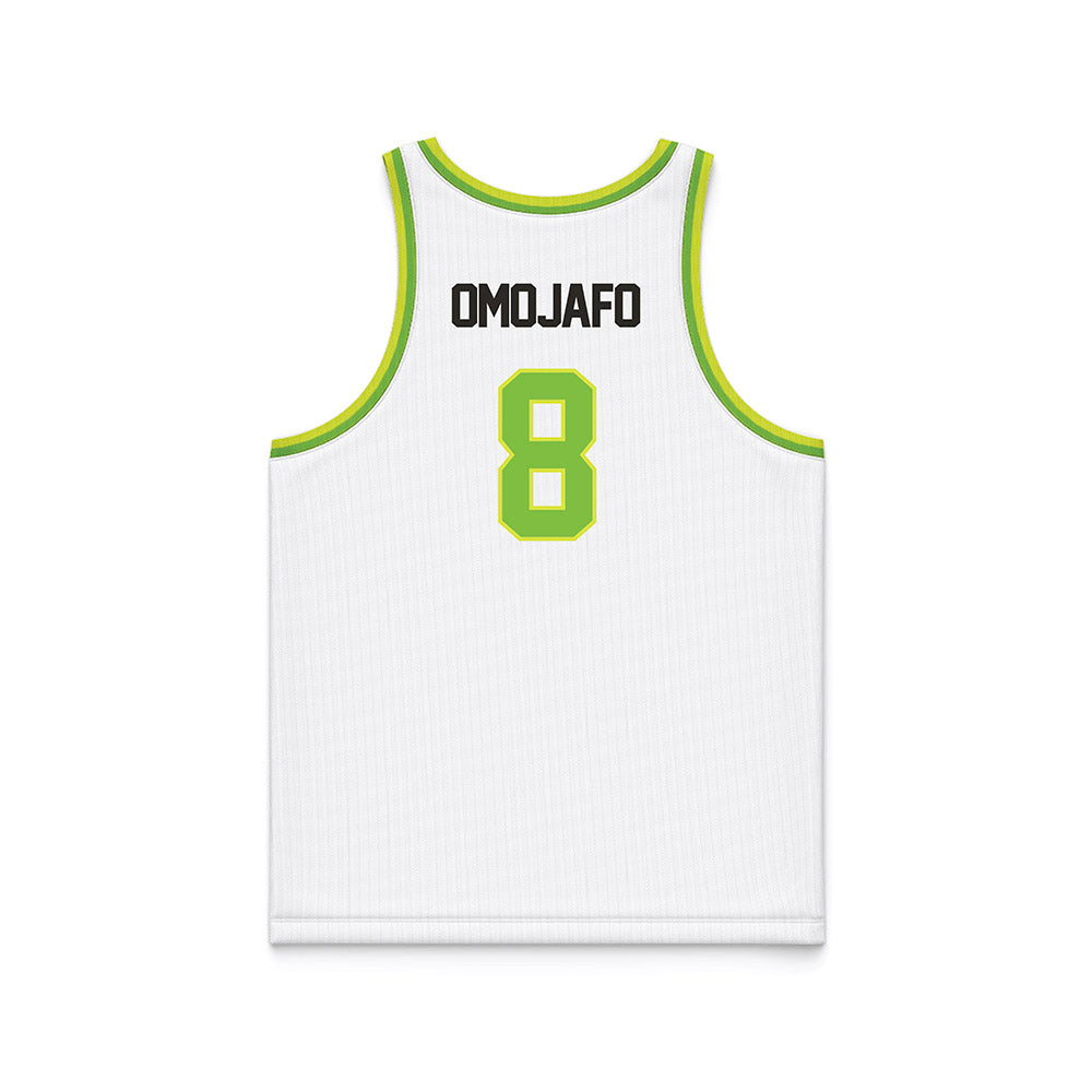 USF - NCAA Men's Basketball : Josh Omojafo - White Basketball Jersey-1