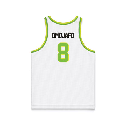 USF - NCAA Men's Basketball : Josh Omojafo - White Basketball Jersey-1