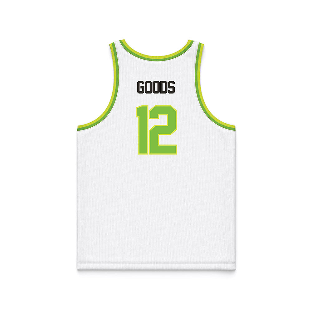 USF - NCAA Men's Basketball : Richard Goods - White Basketball Jersey-1
