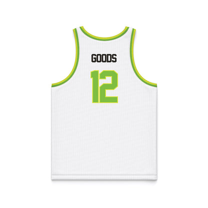 USF - NCAA Men's Basketball : Richard Goods - White Basketball Jersey-1