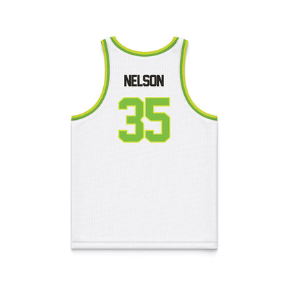USF - NCAA Men's Basketball : Izaiyah Nelson - White Basketball Jersey-1