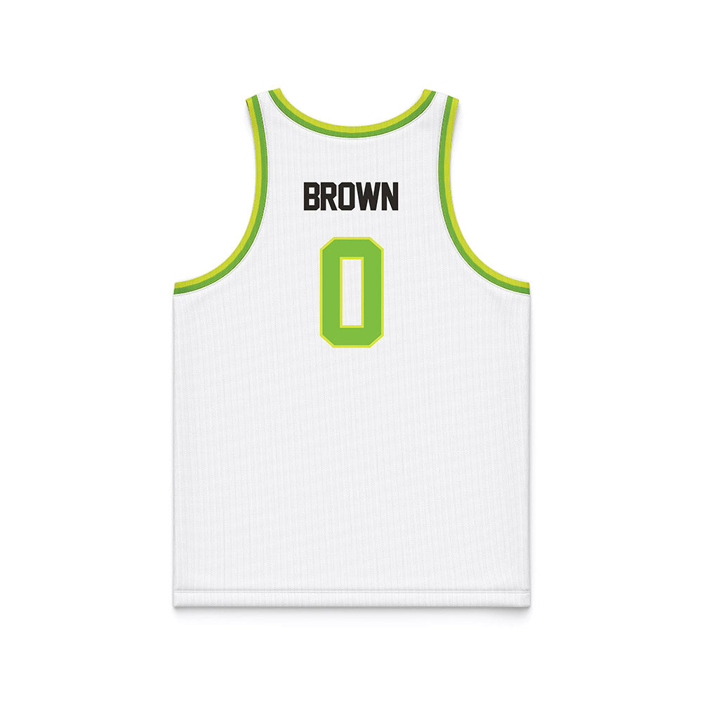 USF - NCAA Men's Basketball : Xavier Brown - White Basketball Jersey-1