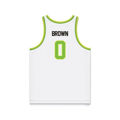 USF - NCAA Men's Basketball : Xavier Brown - White Basketball Jersey-1