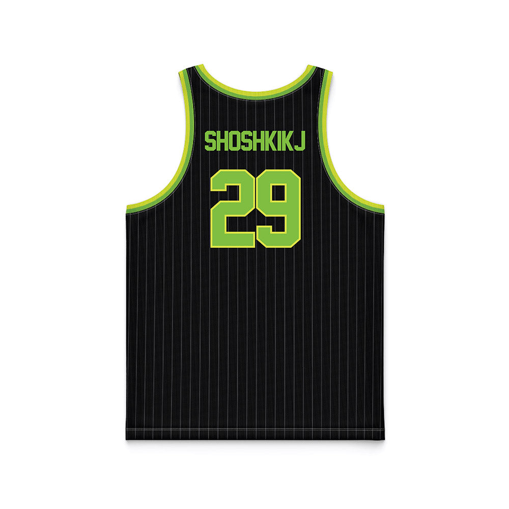 USF - NCAA Men's Basketball : Andrej Shoshkikj - Green Basketball Jersey-1