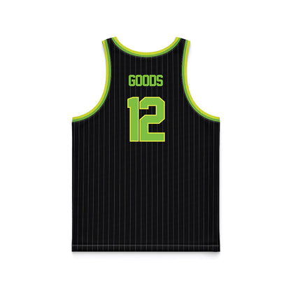USF - NCAA Men's Basketball : Richard Goods - Green Basketball Jersey-1