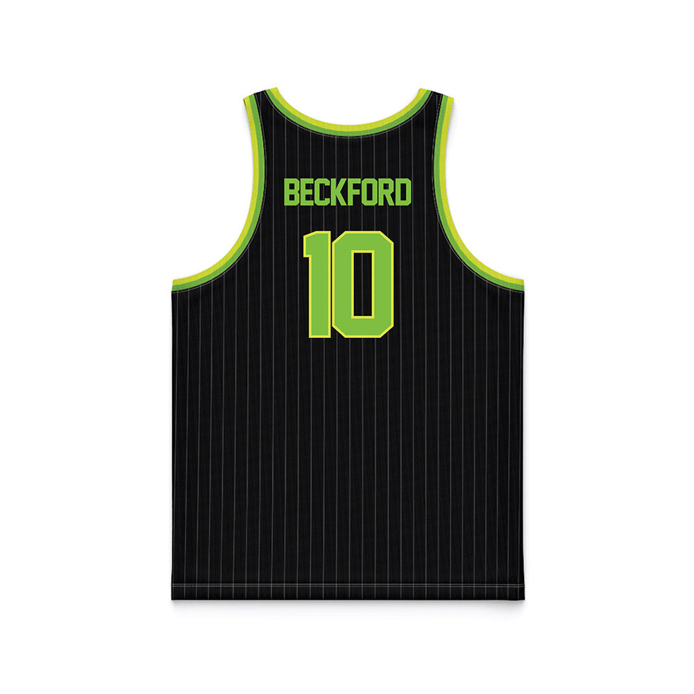 USF - NCAA Men's Basketball : Tristan Beckford - Green Basketball Jersey-1