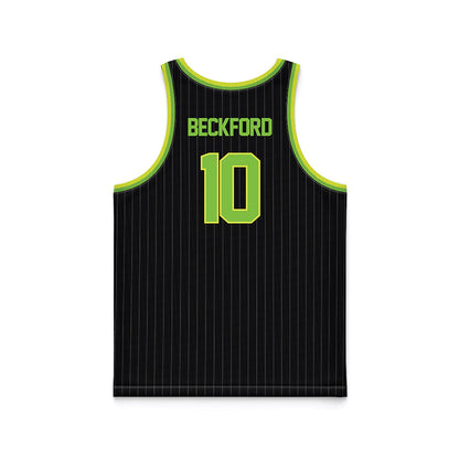 USF - NCAA Men's Basketball : Tristan Beckford - Green Basketball Jersey-1